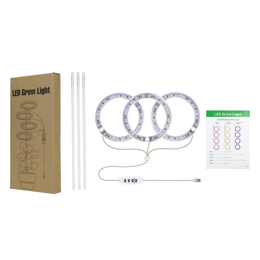 Greenhouse Essential LED Grow Lamp With Circular Memory Timing Function For Plant Seedlings Lamp