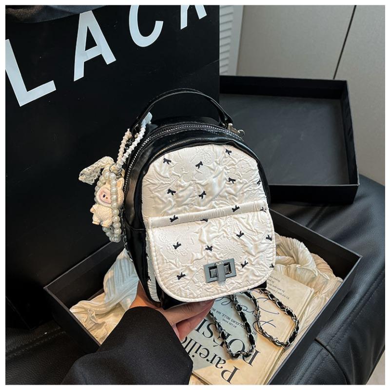 

Новый красивый рюкзак с бантом изысканная простота высокое чувство милая наплечная сумка рюкзак no pendant белый