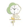 Decorative Clock Wall Mounted Home Fashion Living Room Entrance Background Wall Clock Without Punching Light Luxury Style Clock