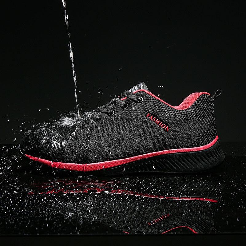 Fashion Male Safety Shoes Men Steel Toe Work Sneakers Breathable Work Shoes Work Safety Boots Men's Sports Shoes Hiking Shoes