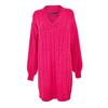 Threadbare Womens/Ladies Chalk Cable Knit Jumper Dress
