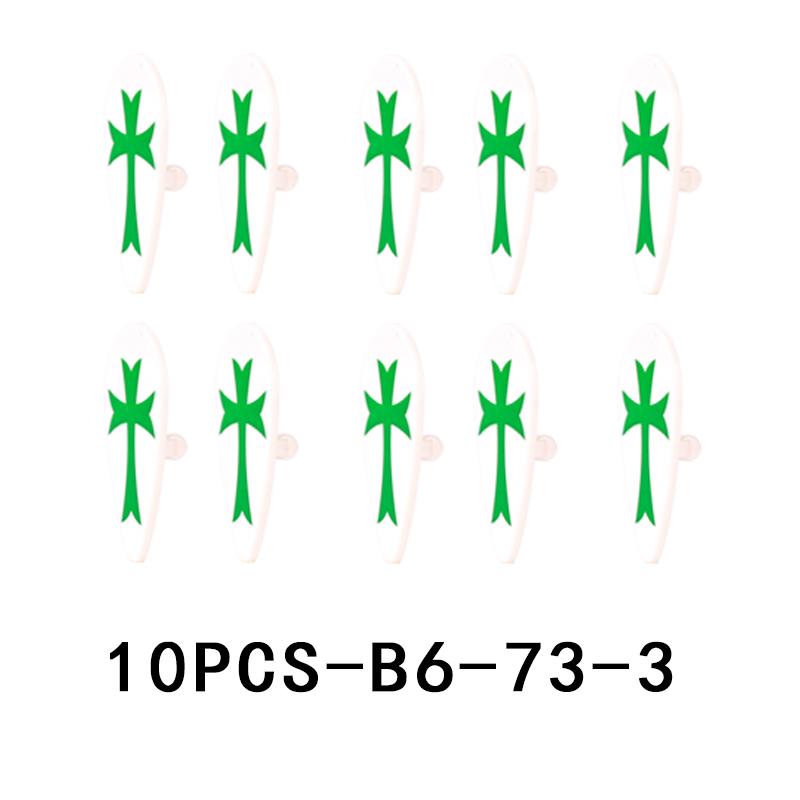 Mittelalterliche Militärburg Ritter Rüstung Bausteine Schulterpanzer Rüstungszubehör Roter Löwe Schwarzer Adler Waffensteine Spielzeug