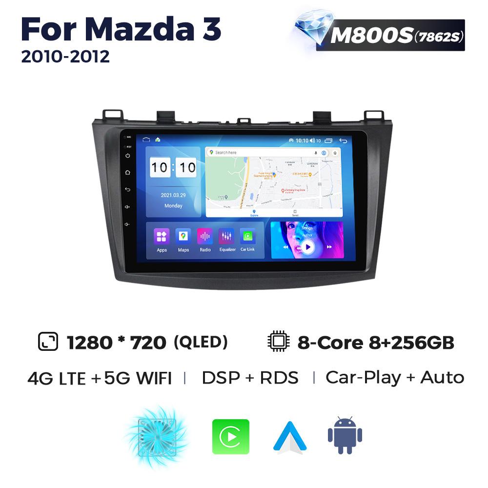 Navifly Android DSP Car Radio Multimidia Video Player Navigation GPS Stereo For Mazda 3 2003-2013 Mazda3 2 DIN Head Unit Carplay