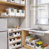 Jiadu Cabinet Storage Box, Snack And Miscellaneous Storage Basket, Household Kitchen Organizer, Desktop Right-Angled Storage Container