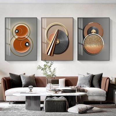 Moderne goldene geometrische Leinwand Malerei Nordic geometrische Wand Kunst Poster Drucke für Wohnzimmer Luxus Home Dekoration Bilder