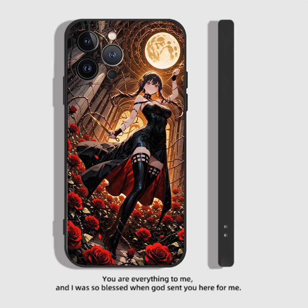 

Y-Yor F-Forgers Phone Case Black Silicone Matte Phone Case For Iphone 17 Air 16 15 14 13 12 11 Pro Max TPU Soft Case iPhone 11