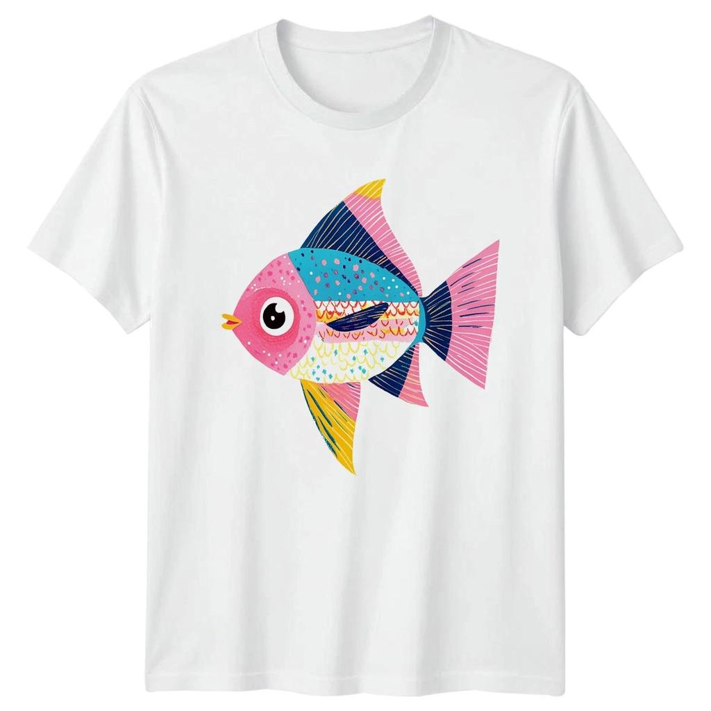 Colorful Tropical Fish T-Shirt Marine Life Nature Gift For Him And Her
