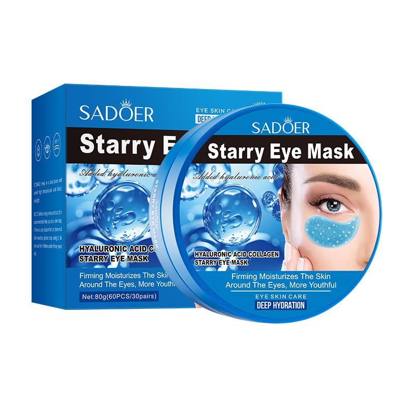 Protein Star Series Eye Mask, Grape Seed Gum Hydrating Moisturizing Eye Mask Skin Care Products