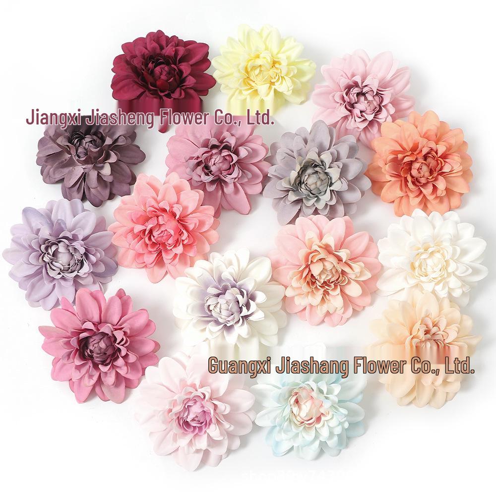 Dahlia Wedding Decoration, DIY Handmade Flowers for Walls, Hats, and Clothing Accessories