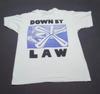 Poster Band Down By Law Maglietta Tour Musicale Classica Bianca Unisex SXL ND