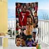 Asciugamano da Spiaggia Cristiano Ronaldo Asciugatura Rapida Morbido Microfibra Confortevole Leggero Portatile per Nuoto, Spiaggia, Campeggio, Viaggio, Accessori da Spiaggia, Palestra