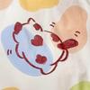 1pcs 100% Cotton Bed Sheet  Cartoon Animals Printed Double Top King Sheets for Girls Boys Kids Single Queen King Size Bed Linen