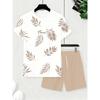 2 Piece Summer Casual Everyday Men's Short Sleeve Shorts Set Hawaiian Print Men's T-shirt Outdoor Sports Men's Beach Shorts