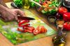 GLASS CUTTING BOARD 35x52 Flower