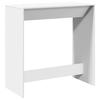 VidaXL Table de bar blanc 102x50x103,5 cm bois d'ingénierie 854427