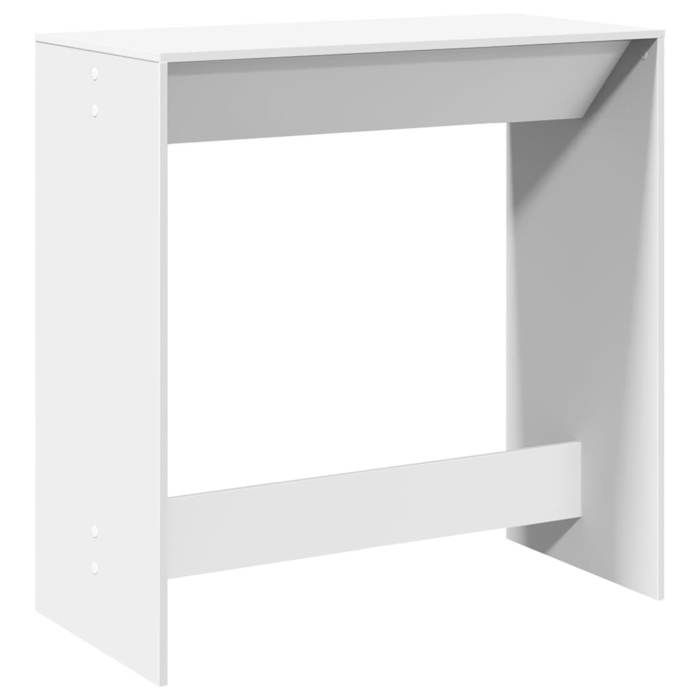 VidaXL Table de bar blanc 102x50x103,5 cm bois d'ingénierie 854427
