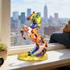 Horse Figurines Resin Decorative Animal Statue Colorful Animal Sculpture for Bedroom Shelf Study Nursery Bedside Display