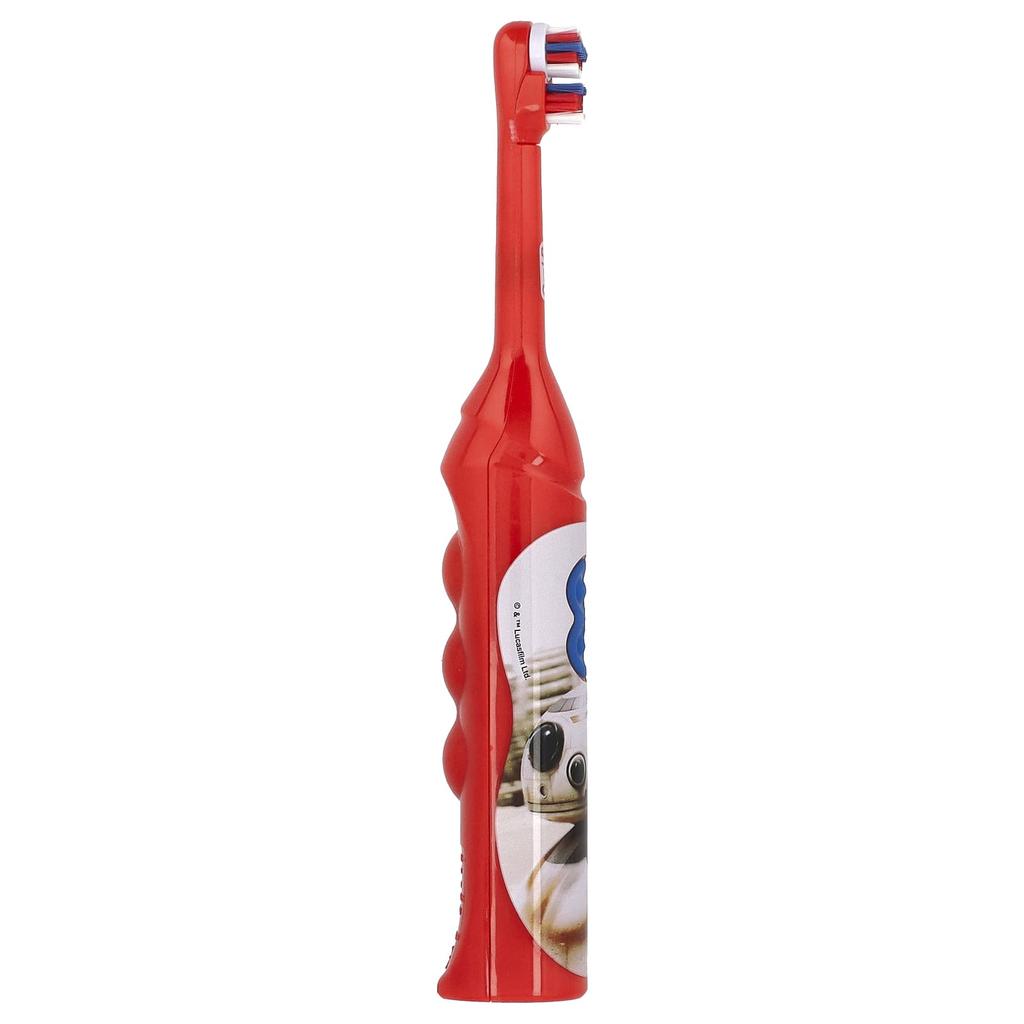 Oral-B Szczoteczka do zębów dla dzieci, zasilana bateriami, miękka, wiek 3+, Star Wars, 1 szczoteczka