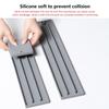 Pot Lid Storage Silicone Mat Organizer Lightweight Flexible Effective Water Drainage Countertop Mat Non Slip Grooves