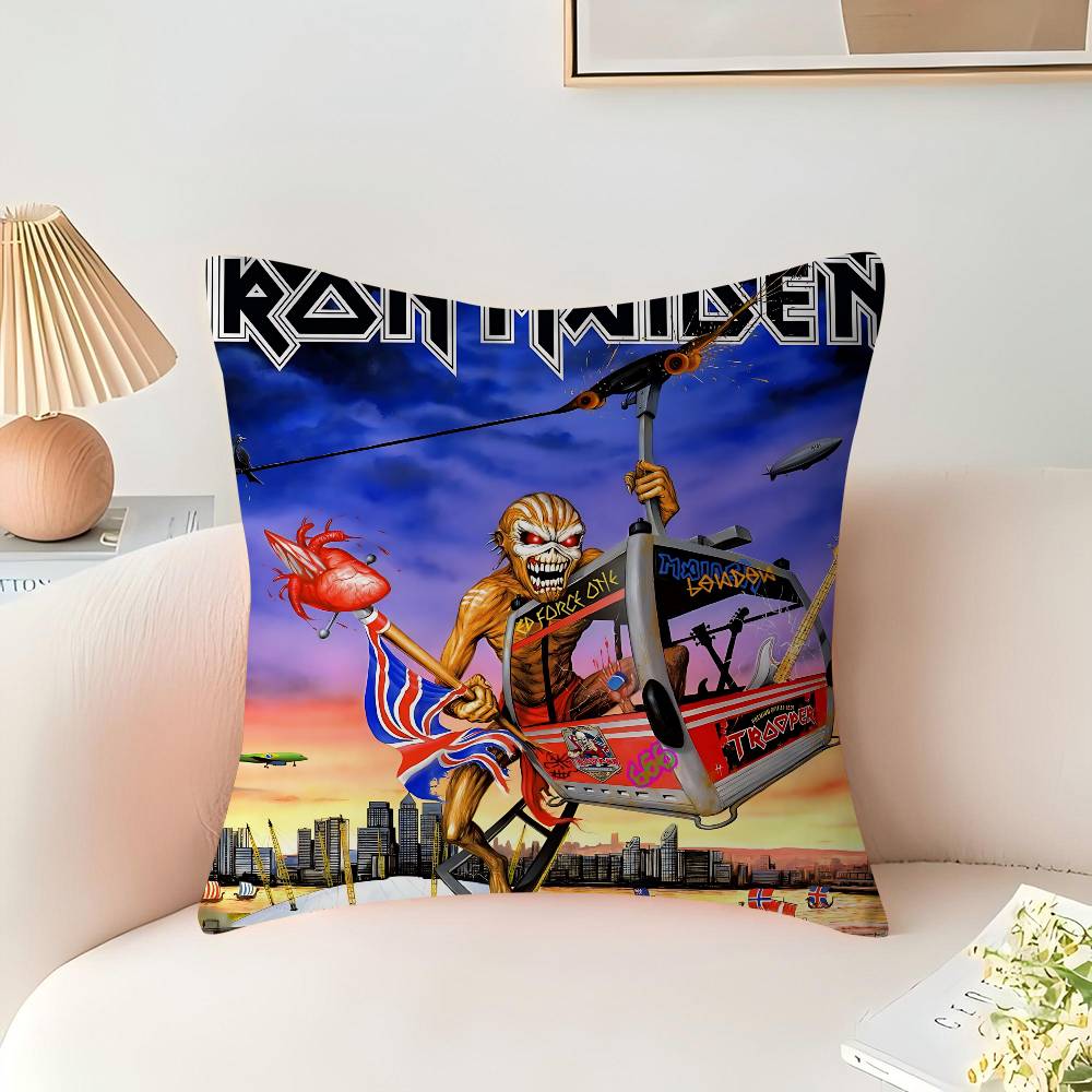 Band I-Iron C-Cool M-Maiden Pillow Cover Sofa Cushion Cover Home Room Decoration Children Gift
