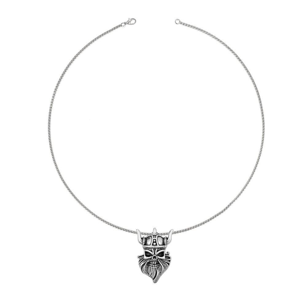New Jewelry God of War Men's Pendant Punk Viking Warrior Retro Old Pendant Necklace