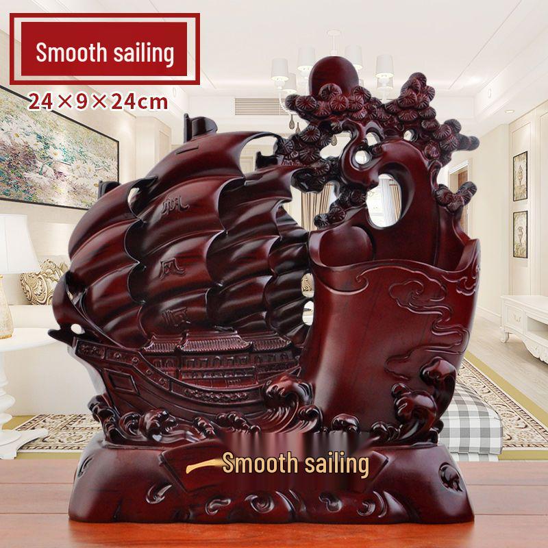 Smooth Sailing Boat Pen Holder & Desk Ornament - Perfect for Office, Home Decoration, and Gifts