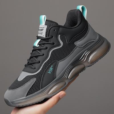 Hochwertige 2025 Herren-Sneaker Elastizität Luftpolster Laufschuhe Plateau Herren Tennis-Sneaker Rutschfest Lässige Walking-Schuhe