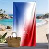 France Football Print Beach Towel Quick Dry Super Absorbent Soft Bath Towel for Swimming Beach Travel Fan Souvenir Gift