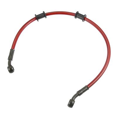 X AUTOHAUX Motorrad Hydraulische Bremsleitung Schlauchleitung 28° Edelstahl Geflochtenes Kabel