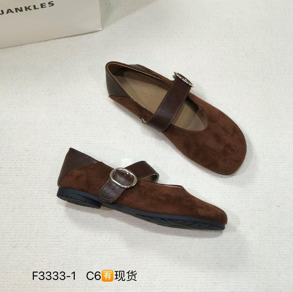 F3333-1 retro versatile leopard print single shoes 2025 spring and autumn new daily casual style Mary Jane shoes flats