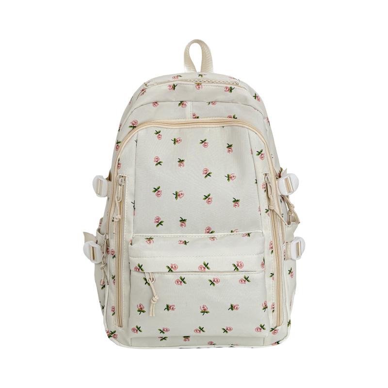 Schoolbag new ins wind simple casual large capacity schoolbag women's backpack outdoor small fresh travel light backpack