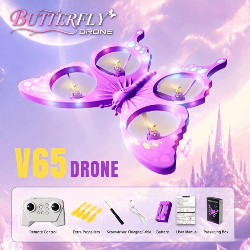 Glitter Butterfly Butterfly Airplane Toy 2.4GHz RC Quadcopter Toy Quadcopter RC Plane Toy Children
