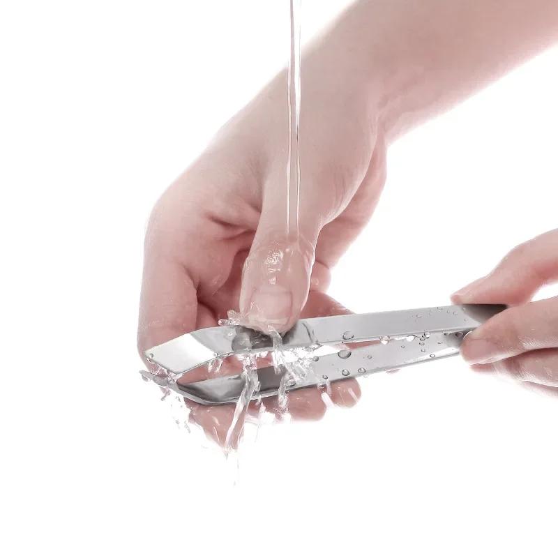 1 PC Stainless Steel Fish Bone Tweezers Pincer Clip Puller Remover Tongs Fish Bone Plucking Clamp Kitchen Gadgets Seafood Tools