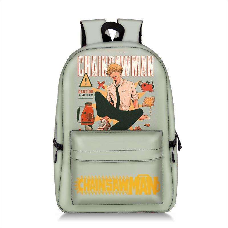Stunning Child/adult Chainsaw Man Backpack Schoolbag Anime Bag