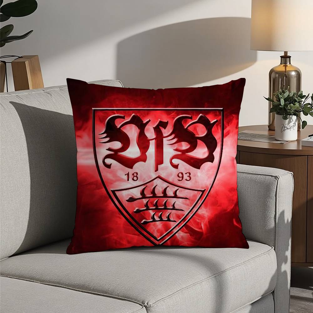 

V-VfB-BES Мода S-ШтутгартS Наволочка 3D-принт Полиэфирное волокно 40*40см Домашний диван Декорация Подарок на фестиваль 16x16in 40x40cm