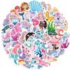 Little Mermaid Graffiti Stickers For Guitar Notebook Luggage Diy Waterproof Decals Wholesale