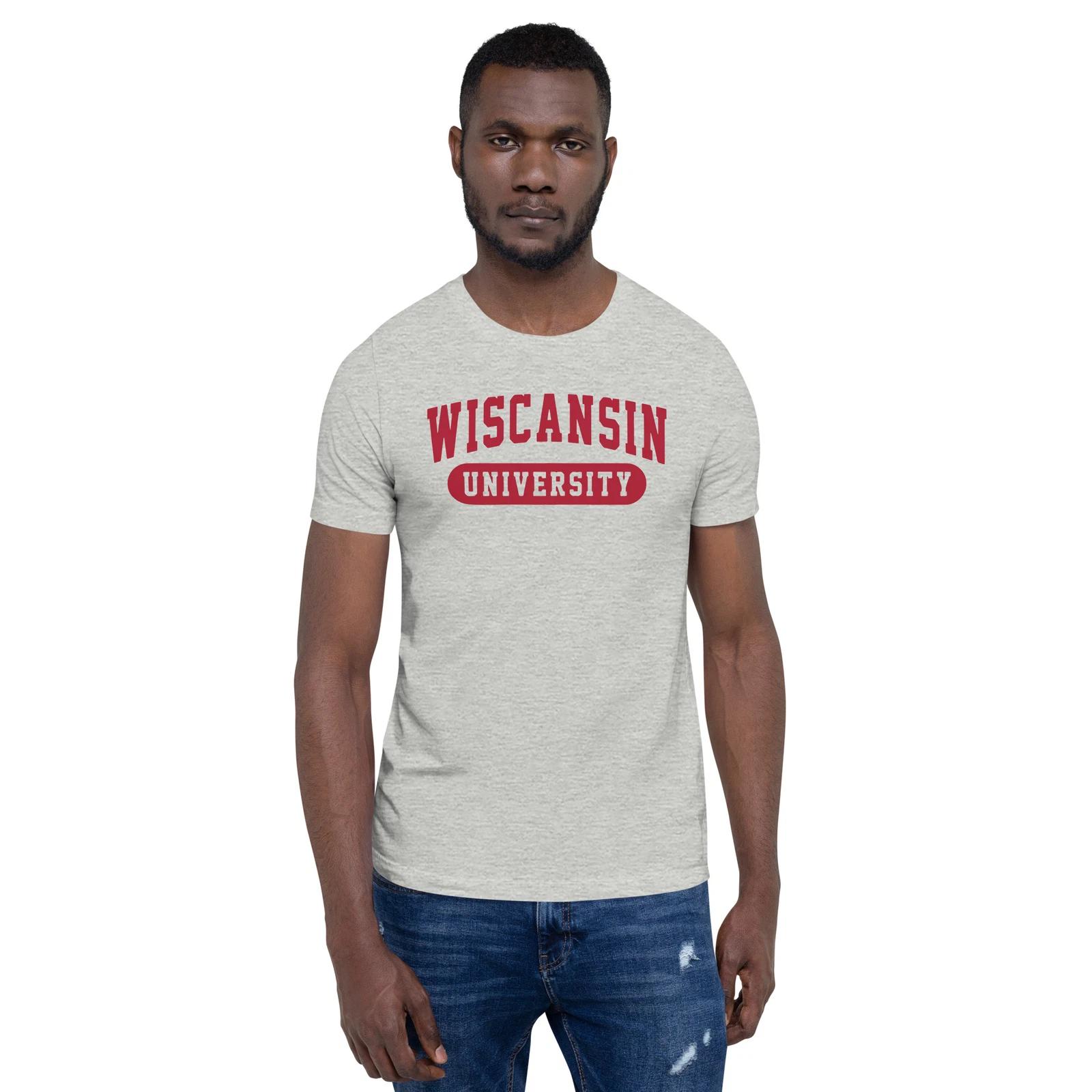 Wiscansin University Rap Tee Shirt Graphic Unisex t-shirt S