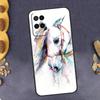 Horse Waterclour Phone Case For Oppo A96 A16 A76 A78 A58 A18 A38 A98 A17 A77 A80 A40 A60 A74 A94 A54 A15 A57S