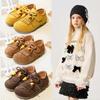 Girls Tassel Leather Shoes 2025 Spring and Autumn New Little Girl Princess Doudou Shoes Foreign Soft Soles Baby Shoes Single Shoes