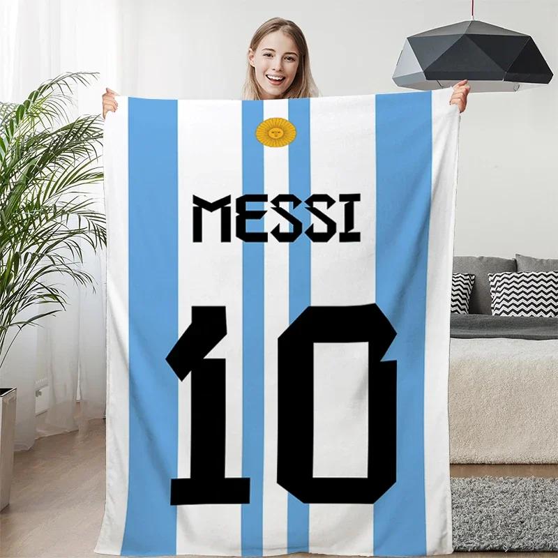 Winterdecke Sofa Messi Digitaldruck King Size Warm Knie Bett Fleece Camping Benutzerdefiniert Flauschig Weich Decken Mikrofaser Bettwäsche