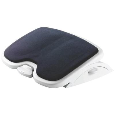 Kensington, SoleMate Comfort Fußstütze, mit SmartFit Anpassungssystem, graues Gestell und schwarze Ablage