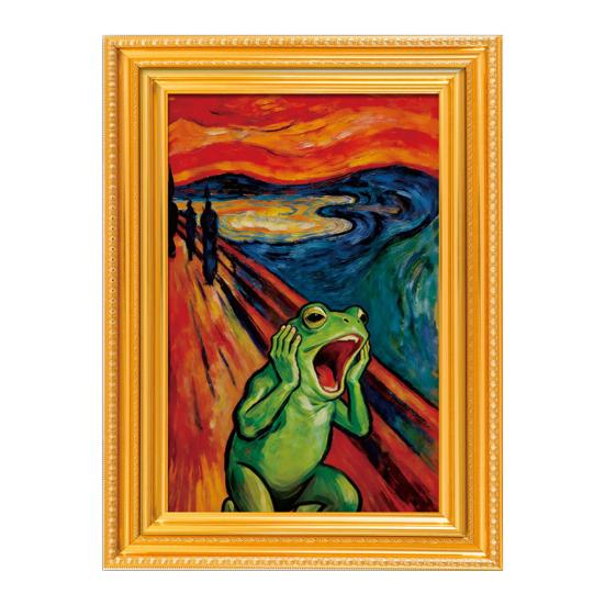 Wooden Photo Frame Refrigerator Magnet Animal Frame Fridge Magnet Home Office Whiteboard Decorative Accessories Humorous Gift