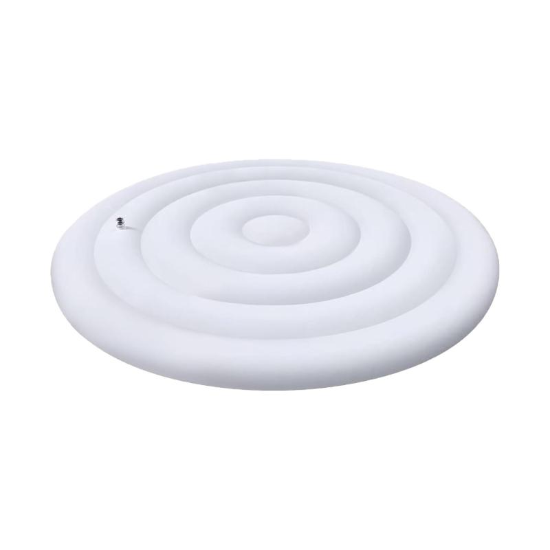Runde Whirlpool-Aufblasabdeckung Isoliert und Regendicht Energiesparende Abdeckung für ein komfortables Spa-Erlebnis 145cm/165cm