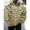 Men's Camouflage Graphic Zipper Hoodie Long Sleeve Casual Outdoor Jacket Drawstring Loose Men's Sweatshirts Clothing