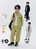 Boys' Plush Hoodie & Sweatpants Set - 2025 Autumn/Winter Collection for Middle & Older Children: Warm Outdoor Wear