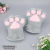 Plush Lolita Cat Paw Gloves for Cosplay & Kids' Performances
