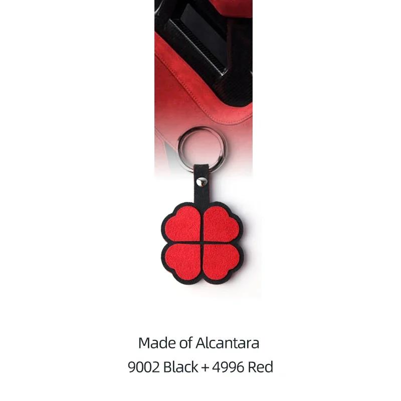 Betterhumz For Mercedes-Benz W204 W205 W212 GLA SLK SLC AMG GLS Made of Alcantara Key Holder Bag Cover Case Shell Car Accessory Keychain 1