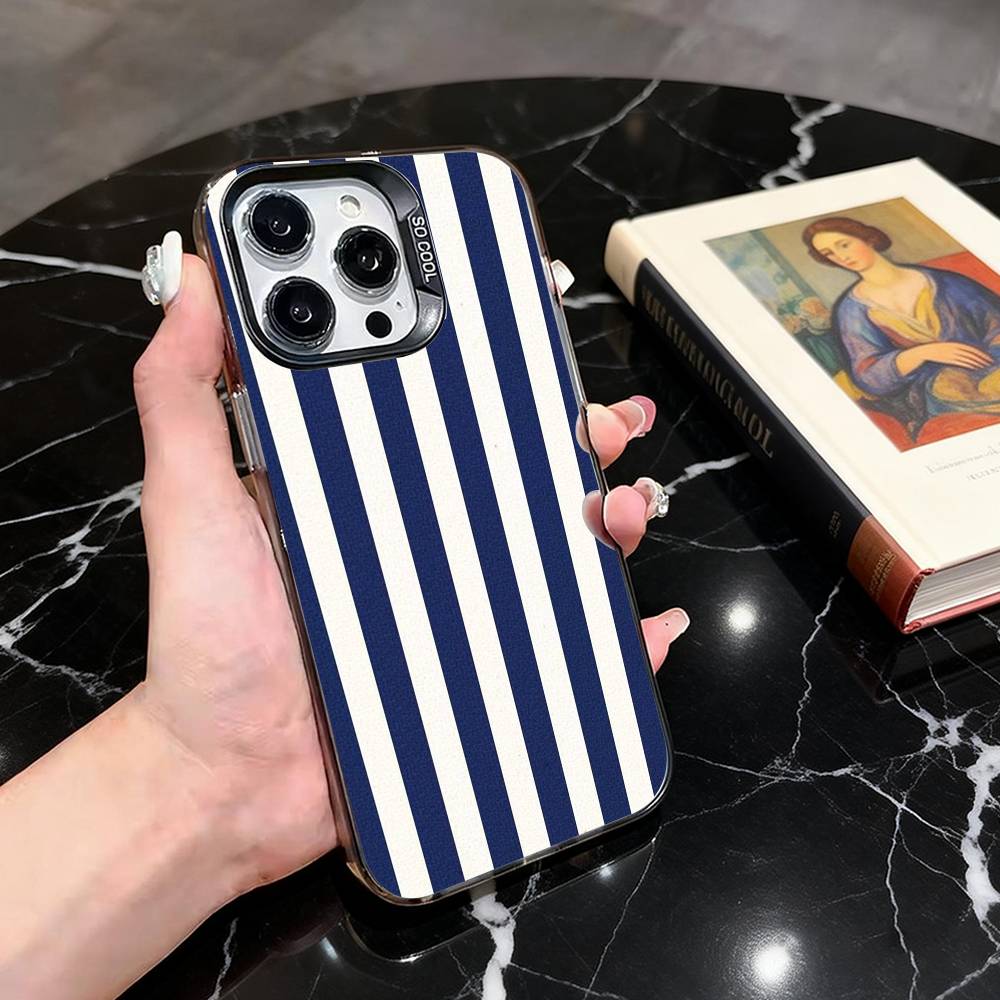 

Burgundy Rose Stripe Phone Case For iPhone 17,16,15,14,13,12,11 Plus,Pro Max,XS,Colorful Silver Black Cover iPhone13