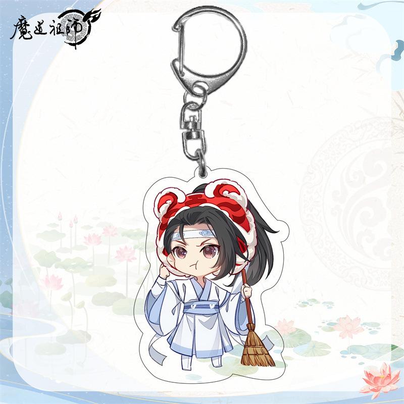 The Founder Of Diabolism Heavenly Officials Blessing Acrylic Fun Keychain Jewelry Fan Gift Bag Charm Keyring Key Chain Pendant