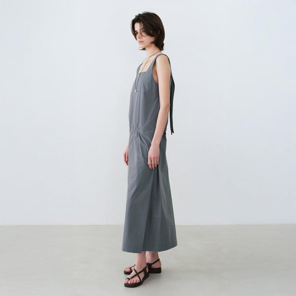 Joy Gryson Tie Strap Apron Dress Kw6mo4070 12 GREY/01_S